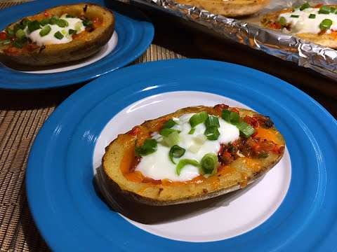 Potato Skins Recipe • Tex~Mex Style Appetizer - Episode 494