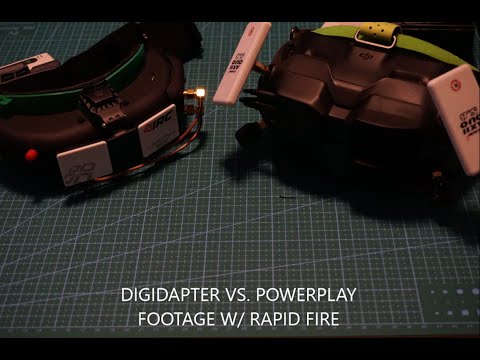 DJI DIGIDAPTER VS FAT SHARK V5 WITH RAPID FIRE PART 2