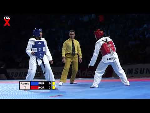 WTF Worlds 2005 Female Heavy Weight Final - Iniabelle Diaz (Puerto Rico) v Kyung Hyeon Sin (Korea)