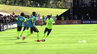 Felipão comanda coletivo na Granja. Veja como foi!