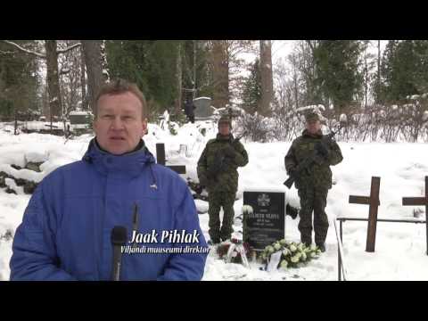 Kapten Helmuth Vilipuse hauasamba pidulik avamine.