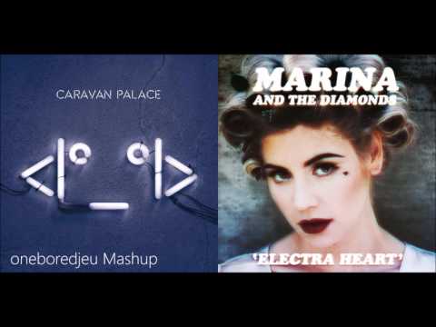 Powerful Crocodile - Caravan Palace vs. Marina & The Diamonds (Mashup)