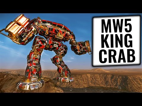 GIANT ENEMY CRAB! - King Crab Build - German Mechgineering #39 - Mechwarrior Online 2019 MWO