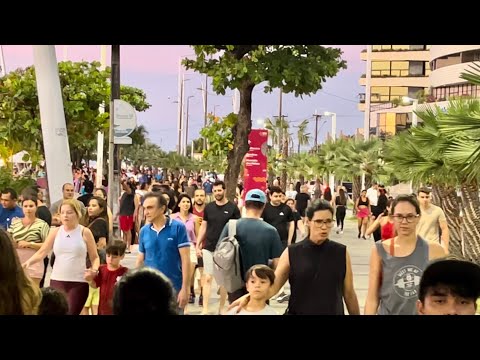 CAMINHADA NA BEIRA-MAR EM FORTALEZA-CE 🇧🇷 EP-726/23