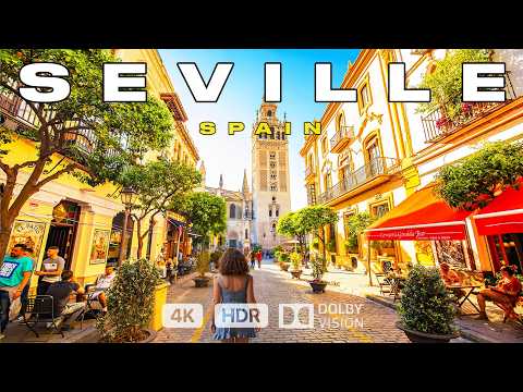 Seville Spain  🇪🇸 4K Walking Tour: Royal Alcázar & Cathedral Views (Part 2)