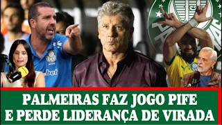 PALMEIRAS SUBESTIMOU ADVERSÁRIO E PERDE INVENCIBILIDADE DE VIRADA | VERGONHA PARA TORCIDA ALVIVERDE