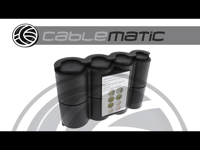 Vídeo relacionado con Portamonedas Profesional: Diseño Exclusivo con Clasificador y Dispensador Integrado de Monedas, Ideal para Taxis, Camareros y Conductores Eficientes!.