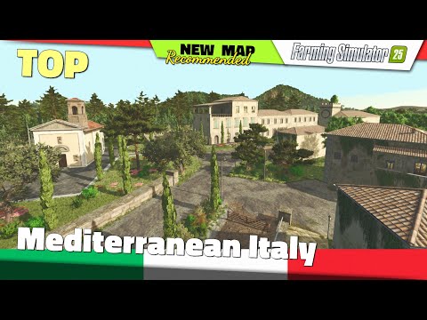 FS25 ★ TOP ★ NEW MAP "Mediterranean Italy" - Farming Simulator 25 New Map Review QHD