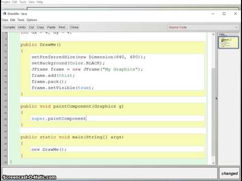 Learn 2 Code E2 Java Creating A Graphics Window