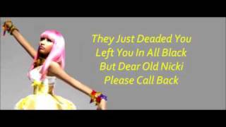 Dear Old Nicki - Nicki Minaj (With Lyrics)