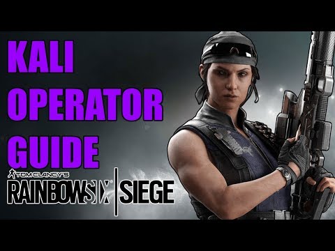 BOLT ACTION SNIPER!- Kali Operator Guide (Rainbow Six Siege)