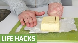 Life hack: How to soften butter