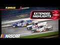 Kansas race ends in three-wide dash to the finish | NASCAR Truck Series Extended Highlights