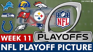 NFL Playoff Picture: NFC & AFC Standings, Wild Card Race & Matchups For Week 11 Of 2025 NFL Season