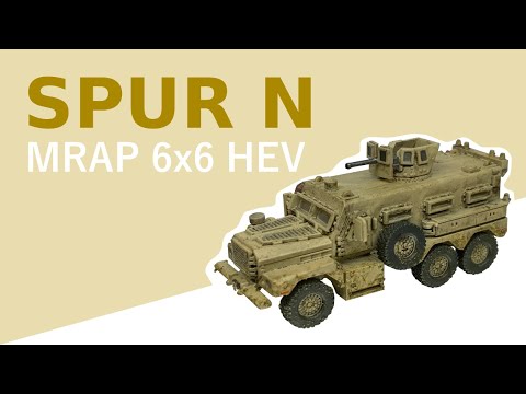 Cougar MRAP 6x6 HEV - Spur N / Scale N / N Gauge / 1:160 [quick preview]