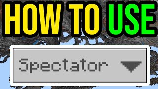 How To Use Spectator Mode In Minecraft PS4/Xbox/PE