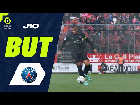 But Kylian MBAPPE (28' - PSG) STADE BRESTOIS 29 - PARIS SAINT-GERMAIN (2-3) 23/24