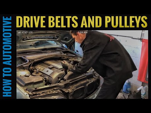 How To Replace The Belts And Idler  And Tensioner  Pulleys On A BMW 3 Series E46
