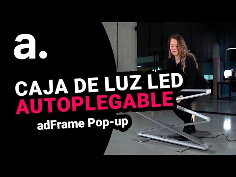 adFrame Pop-up - Caja de luz textil LED rápida y sencilla