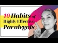 10 Habits of Highly-Effective Paralegals