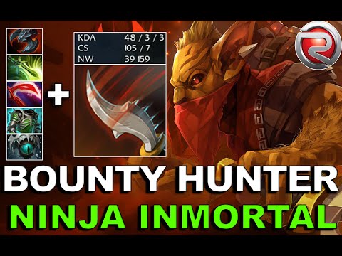 GONDAR [Bounty Hunter] Beyond GODLIKE Super Carry Inmortal 48 KILLS + 3 RAMPAGE | RGC | Dota 1