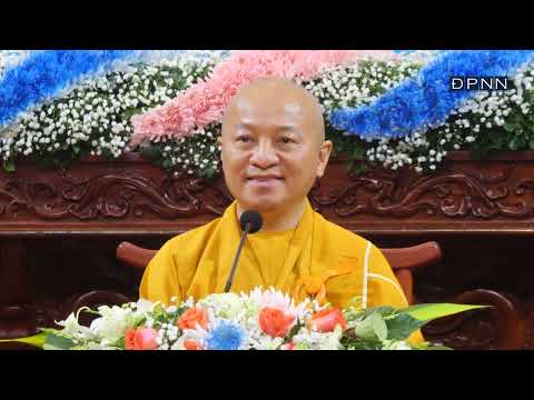 Thầy Nhật Từ ban đạo từ trong lễ tổng kết Phật sự, thiện sự chùa Giác Ngộ - Quỹ Đạo Phật Ngày Nay 