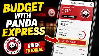 How to budget with Panda Express - Quick Tutorial