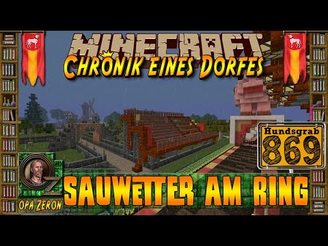 Minecraft #869-Chronik eines Dorfes-Sauwetter am Ring[HD+Deutsch]