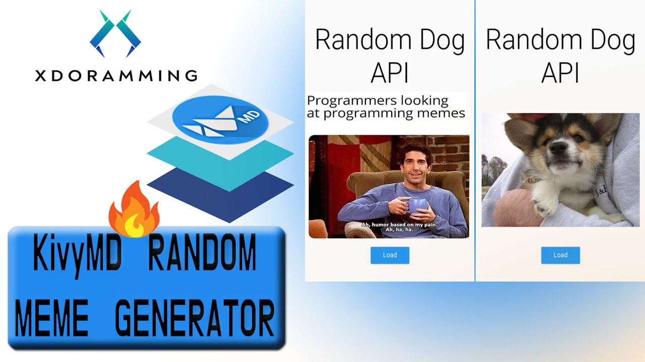Random Meme Generator KivyMD | Android App Development using KivyMD