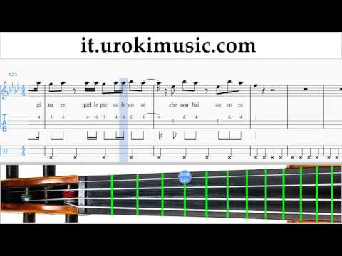 Corso di Violino J-Ax & Fedez ft. Alessandra Amoroso - Piccole cose Tablature Tab Parte#2 um-i276