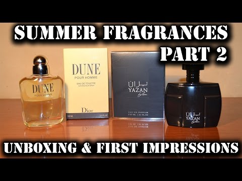 Summer fragrances 2016 - part 2 - unboxing and first impressions