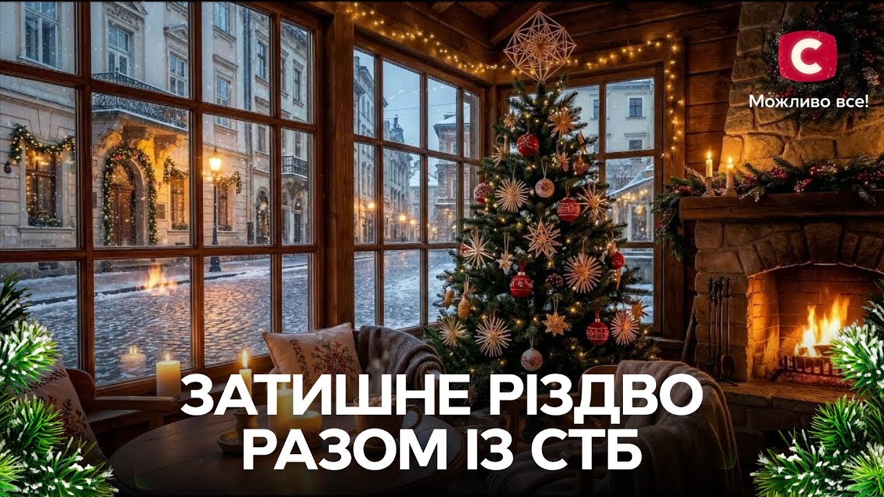 🔥Святковий камін для затишку | КАМІН ФОНОМ | РІЗДВЯНА МУЗИКА | НОВИЙ РІК 2026 | ?