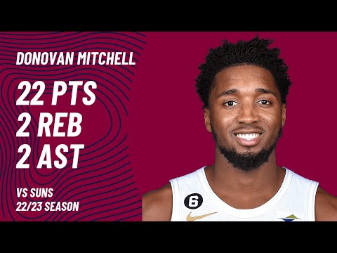 Donovan Mitchell vs Phoenix Suns | Jan 8, 2023