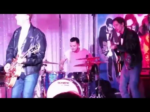 The Crybabies - Wipe Out & Great Balls of Fire at Begbrook Rock n Roll Club, January 2016