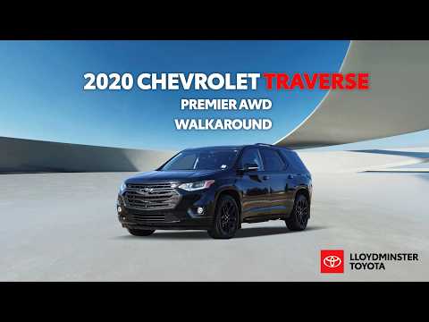 2020 Chevrolet Traverse AWD 4dr Premier in Black for sale at Lloydminster Toyota in Lloydminster, AB