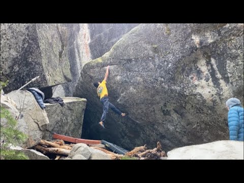 Demon on a Leash (v10) Tahoe, CA