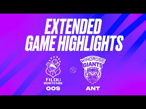 Filou Oostende vs. Windrose Giants Antwerp Extended Game Highlights