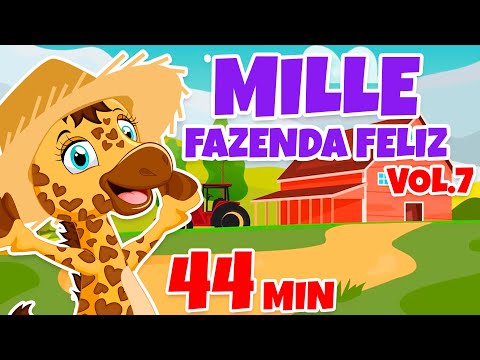 Mille Fazenda Feliz Vol. 7 - Giramille 44 min | Desenho Animado Musical
