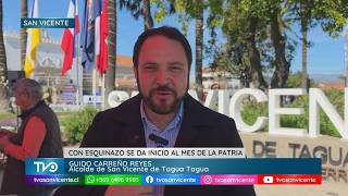 Alcalde de San Vicente, Guido Carreño da a conocer las principales actividades en fiestas patrias