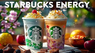 Start Day With Starbucks Coffee Jazz 🎶Full Energy With Bossa Nova Instrumental For Focus Work, Study