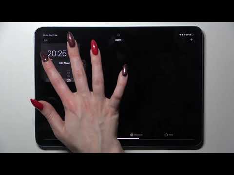 How to Set Up Alarm Clock in iPad Air 2022 - Apple iPad Air 5th Gen WiFi