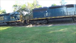 preview picture of video 'Railfanning Arlington, Ohio 6/3/2014 - 6 Axle Madness! Including TORC 999'