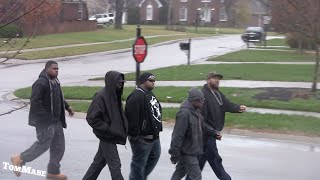 Linkin Bridge: Tough guys bring the HOOD TO THE 'BURBS AT CHRISTMAS -  PRANK!