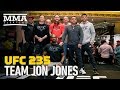 Jon Jones Introduces His Coaching Staff At UFC 235 Open Workouts - MMA Fighting