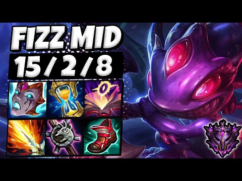 OTP Fizz vs Akali [ MID ] Lol Korea Master Patch 12.4 ✅