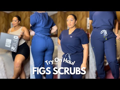 FIGS SCRUB TRY ON HAUL | CAYLA GAMBRELLE
