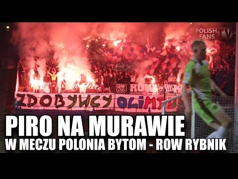Piro na murawie w meczu Polonia Bytom - ROW Rybnik (31.03.2017 r.)