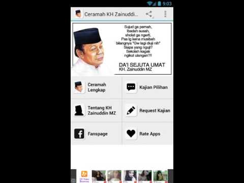 Ceramah KH Zainudin MZ Video