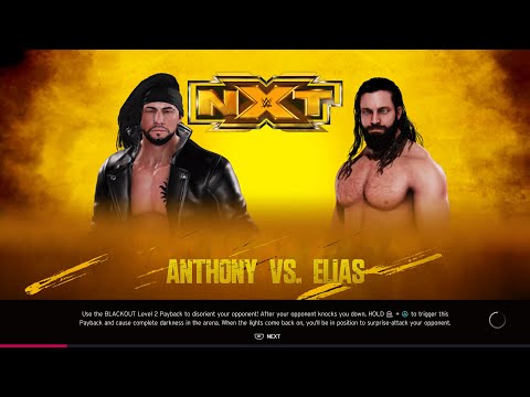 WWE 2K20 NXT DEBUT Anthony VS Elias