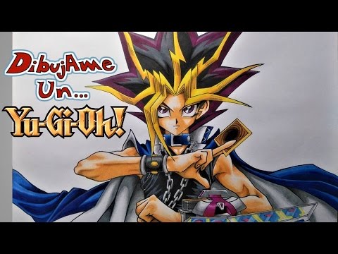 Como dibujar a YAMI YUGI (Yu Gi Oh) BIC MARKING. How to ...